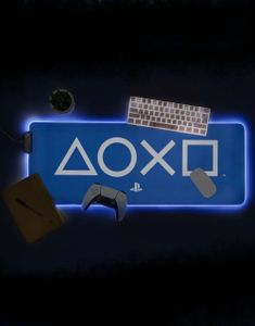LED Light Up PlayStation Musematte 80x30 cm