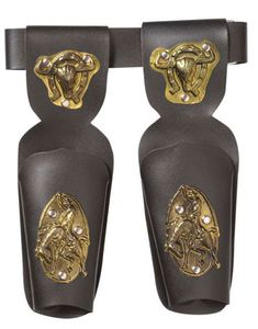 Cowboy Dubbelt Pistolhölster - Svart