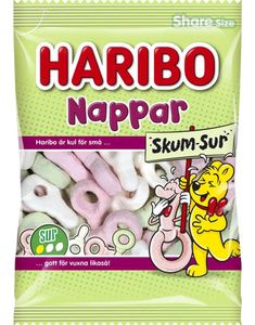 Haribo Sure Skum Smokker 120 gram