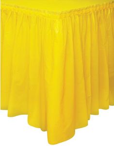 Gult Bordskjørt 73x426 cm