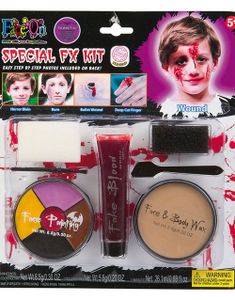 Komplett Sminkset för Sår, Skador och Ärr 7 Delar