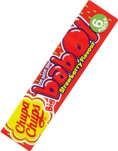 6-pk Chupa Chups Babol Tuggummi med Jordgubbsmak