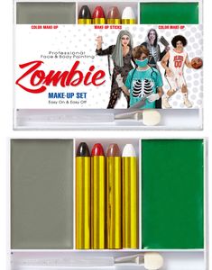 Zombie Sminkset 7 Delar