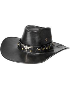 Svart Cowboyhatt med Oxemblem
