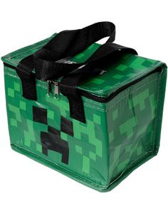 Minecraft Creeper Lunsjbag / Kjølebag 16x21 cm