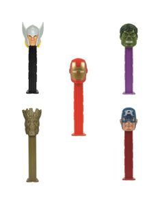 Taste Them All – Pez Marvel Figurer – Fem varianter – Paketpris