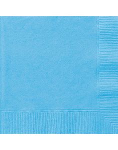50 st Ljusblå Servetter 33x33 cm