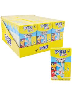24 stk Pez Fizzy Looney Tunes Flip Top Box - Hel Eske 0.72 kg