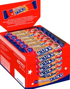 25 stk Dumle Snacks / Choklad med Karamellkärna - Hel Låda