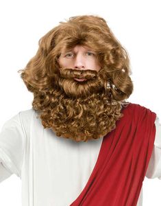 Jesusperuk med Skägg