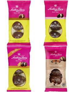 Taste Them All – Anthon Berg 3-pack Marsipanägg – Fyra smaker - Paketerbjudandene