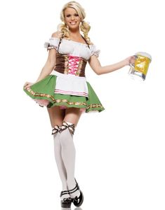 Läcker oktoberfestkostym med Matchande Strumpor