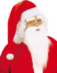 Vitt Tomteskägg & Ögonbryn