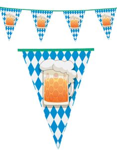 6 meter Oktoberfestbanner med Ölsejdel - Beer Party