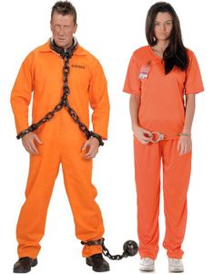Parkostym - Orange is The New Black Inspirerade Fångkostymer