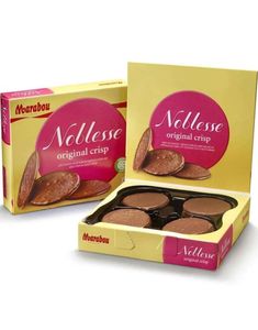 Marabou Noblesse Original - Tunna Runda Mjölkchokladplattor med Krisp 150 gram