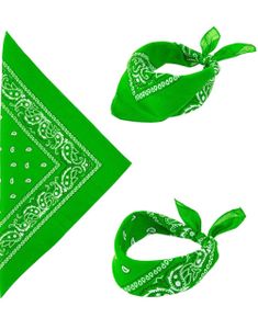 Grön Paisley Bandana