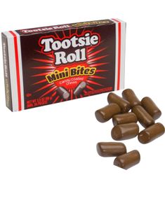 Tootsie Roll Mini Bites Theatre Box - Karamell med Sjokoladesmak 99 gram (USA Import)