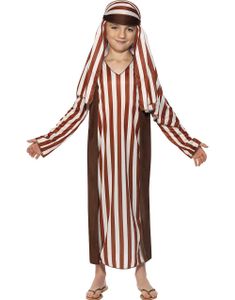 Brun och Vit Herdekostym till Barn