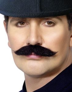 Svart Herrmustasch (Lösmustasch)