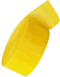 25 meter Gult Dekorband/Streamer