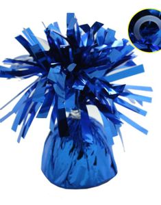 Ballongvikt i Folie med Fästring - Royal Blå