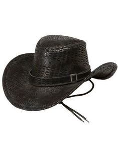 Cowboyhatt med Reptilmönster