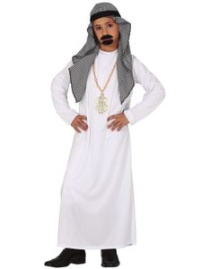 Arabisk Sjeik Kostyme til Gutt