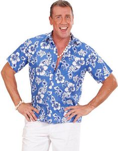 Aloha Blå Hawaii Skjorta