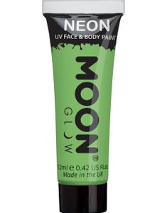 Grön Pastell Neon UV/Blacklight Ansikts- och Kroppsfärg 12 ml