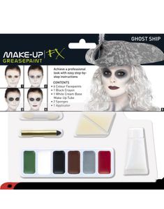 Sminkset för Spöke 6 Delar