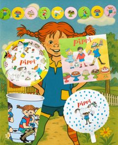 Pippi Långstrump Festpaket 8 Personer