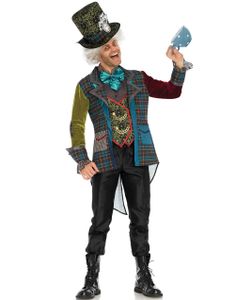 Deluxe Mad Hatter Inspirerad Herrdräkt