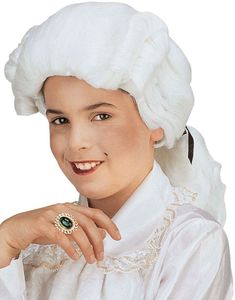 Vit Lordperuk till Barn