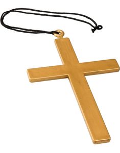 Guldfärgat Maskeradkors med Snöre