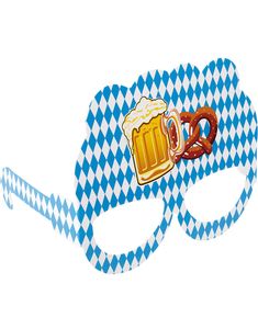 10 stk Pappglasögon med Oktoberfestmotiv - Beer Party