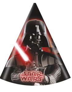 6 stk Partyhattar - Star Wars