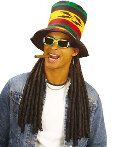 Jamaica Man - Huvudbonad med rastaflätor