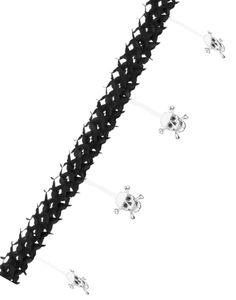 Girlander med Hengende Hodeskaller 6 meter - Golden Pirate