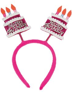 Diadem med Rörliga Födelsedagstårtor