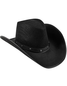 Svart Cowboyhatt med Nitar