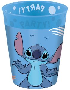 4 stk Gjenbrukbar Kopp i Plast 250 ml - Stitch & Angel