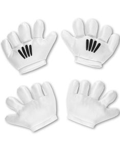 Mario/Musse/Mimmi Inspirerade Vita Handskar