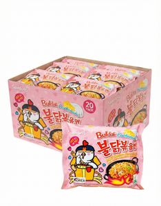 20 st Samyang Buldak Hot Chicken Ramen Carbonara - Hela Låda 2,6 kg (Korea)