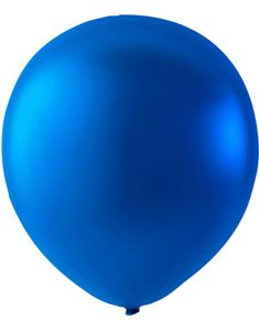 Blå Metallic Ballonger 23 cm - 100 stk MEGAPACK