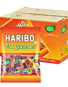 100 stk Haribo Tangfastics av 16 gram – Hel Låda