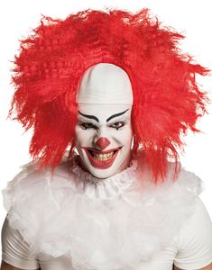 Röd Pennywise-inspirerad Clownperuk