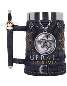 The Witcher Geralt Of Rivia Stort Luksuriøst Krus / Seidel 15,5 cm