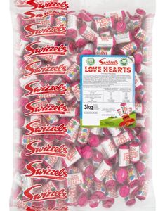 Swizzels Love Hearts Mini - 3 kg Påse med ca 270 stk