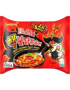 1 st Samyang Buldak 2x Spicy Hot Chicken Flavor Ramen 140 gram (Korea)